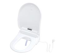 SFA - Saniseat - Abattant Déclipsable Pour WC - Lavant Et Séchant - Douchette Double Buses Et Ventilateur Air Chaud - Nettoyage Automatique - Compatible Cuvettes Standards - Made In France