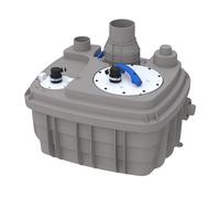 SFA - Station de Relevage Eaux Chargées Sanicubic 1 VX - Pour Évacuer Toutes les Eaux Usées - Accès Direct & Sécurisé à la Pompe - 672 x 551 x 509 mm - Made in France