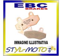 SFA275 Pastilles Organiques Post EBC Yamaha XP 400 RA T-MAX - IRON MAX ABS 2016