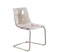 SFANIIX Chaise de Bureau Chaise de Salle à Manger Transparente Simple et Moderne, Chaise Table Dossier créatif for la Maison