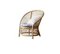 SFANIIX Chaise de Bureau Chaise en rotin Japonaise de Loisirs for Balcon Maison Canapé Simple