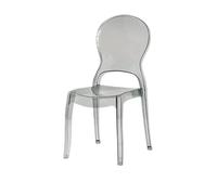 SFANIIX Chaise de Bureau Chaise Transparente Nordique for la Maison, Tabouret de Salle à Manger Simple et Moderne avec Dossier en Cristal
