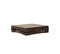 SFANIIX Support sur Pied Porte-végétaux Vase en Bois Base Classique Rectangulaire Flower Pot Jade Statue Étrange Tea Ensemble for décorations de Salon intérieur(B)