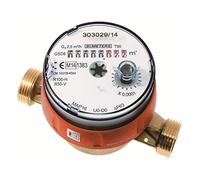 Sferaco - Compteur d'eau divisionnaire - Compteur divisionnaire eau chaude pré-équipé télérelevage - Écartement 110 mm - 3/4" (20/27) -