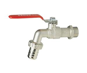 SFERACO - Vanne puisage laiton nickelé 1/4 tour 1/2 sortie 3/4'' - 696045