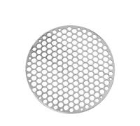 SFOIKVG Grille Barbecue Filet de Barbecue Rond en Acier Inoxydable, Filet Cuisson for rôtissoire à Bacon, Outil Gril for, Filets Fer, Accessoires Camping, Grille antiadhésive pour Barbecue(20CM)