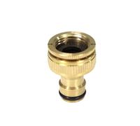 SFOIKVG Raccord De Tuyau Raccord Rapide De Robinet en Laiton 1/2" 3/4" 1" Filetage Mâle/Femelle vers Adaptateur Mamelon 16,0 Mm for Tuyau D'arrosage pour Lavage De Voiture(A-2PCS)