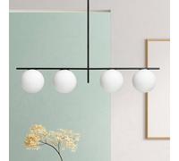 Sforzin Suspension luminaire Jugen, dimmable, noir, Salon / Salle à manger, Verre, Design, Suspension