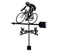 SFQEVHRZ Girouette de Toit， Girouette de vélo en Acier Inoxydable, indicateur de Direction du Vent, Ferme rétro, scène Durable, Jardin, girouette, Cour, Facile à Utiliser et à Installer