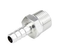 SFQEVHRZ Raccord fileté pour Tuyau, Connecteur de Tuyau à Filetage mâle en Acier Inoxydable, Adaptateur réducteur(M8x1.25 to 6mm)