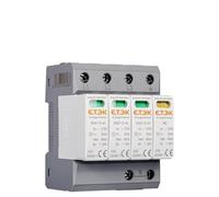 SFTSVFEO Dispositif de Protection Contre Les surtensions Domestique, parafoudre Type de Protection T2 SPD AC 4P 20KA ~ 40KA 3P + NPE 275V EKU5-T2-40-3PN275
