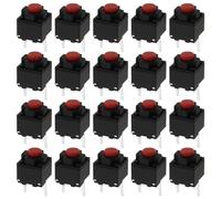SG Store 20 Pièces Interrupteur à Bouton-poussoir Tactile 6x6x7.3mm Micro Interrupteur Tactile pour Appareil Ménager Équipement de Sécurité Jouet Produits Électroniques
