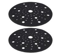 SG Store 2pcs Tampons de Protection pour Ponceuse 6 Pouces 80 Trous Auto-adhésifs éponge de Protection Compatible avec Bosch Compatible avec Gex 150 Noir 150 Mm