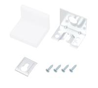SG Store Kit de Fixation Compatible avec IKEA KALLAX Blanc 8 X 115753 8 X 115754 8 X 103693 32 X 100372 équerres D'angle Et Visserie