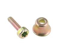 SG Store Lot de 2 vis de poignée de frein pour tronçonneuse - Vis M4 compatibles avec Stihl 024 026 034 044 MS240 MS260