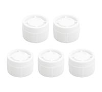 SG Store Lot de 5 bouchons à vis thermostatiques M30 x 1,5 pour radiateur Blanc