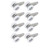 SG Store Lot de 8 Roulettes pour Porte Coulissante Rail de 25 Mm 24 X 22,5 X 45 Mm