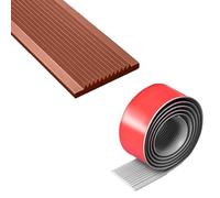 SGDBVOLM Protecteur de Bord de Marche, Protecteur De Bord Marche Auto-adhésif 16,4 Pieds, Garniture Protection d'angle Meuble Souple(Brown,3CM)