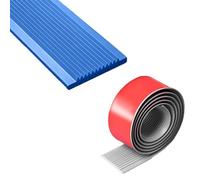 SGDBVOLM Protecteur de Bord de Marche, Protecteur De Bord Marche Auto-adhésif 16,4 Pieds, Garniture Protection d'angle Meuble Souple(Blue,6CM)