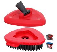 Sgizoku Base de Tête de Serpillère Rotative, Brosse de Récurage Compatible avec Vileda|o-cedar Turbo 1 Système de Seau à Réservoir, Base de Serpillère Triangulaire s'Adapte à Turbo Samrt|Easywring