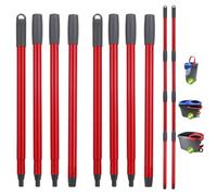 Sgizoku Lot de 2 poignées de rechange compatibles avec les serpillères Viledar/O-Cedars Spin Turbo pour Turbo Smart/EasyWring&Cleaning Accessoires - Chiffon non inclus