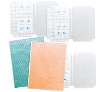 SGQTGIMU 10 Pièces Protege Livre Transparent A4 Couvertures de Livres Adhésifs Couvre Livre Adhesif Transparent Coupe à Volonté pour Manuels Scolaires, Livres à Couverture Rigide, Documents