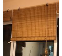 SGSKEIEY Store Bateau en Bambou, Protection Bambou Naturel,Store Occultant en Bambou Exterieur,pour fenêtres et Portes,Taux de Shading 80%,Personnalisable (40x200cm/16x79in)