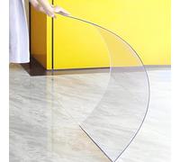 Sh000ad Plaque Polycarbonate Panneaux de Toit en Feuilles,Couvertures de Toiture Plastique Transparent 1mm épais,Protection UV,Imperméable,pour Serre,Jardin,Faciles à Découper (0.5m x 1m)