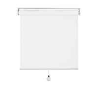 Sh000ad Stores Enrouleurs Occultants,Rideau à Ressort Automatique,Stores de Fenêtre en Tissu à Isolation Thermique UV,pour Bureau,Balcon,Blanc,Personnalisé,Largeur x Hauteur (80cm x 120cm)