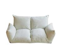 sH7pE5xj8m Fauteuil Poire d'extérieur Canapé Paresseux Pliant Petit étage avec Coussin et Dossier lit de Chambre(Blanc,Grand)