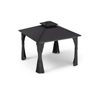 ShadeFortress Pergola 3x3 m toit en acier galvanisé Pavillon