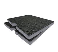 Shadow Foam Lot de 2 inserts pour boîte à outils StackTech à tiroir unique - Mousse pour organisation de boîte à outils - Insert de bricolage pour boîtes à outils et systèmes de rangement d'outils