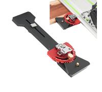 Shaersu Carrée de scie à rail | d'aluminium réglable professionnelle, angle droit de 90 degrés - Pour coupes droites, bords croisés, meubles, menuiserie débutants