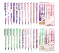 SHAIDOJIO 24 Stylo Gel Kawaii, 0.5mm Mignon Stylo Bille, Stylo Kawaii Cartoon, Gel Pen pour Cadeaux de Bureau Journal D'écriture La Maison Bureau