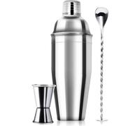 Shaker à cocktail de 70 vec mélangeur, kit de barman, doseur, en acier inoxydable, pour préparer rapidement des boissons