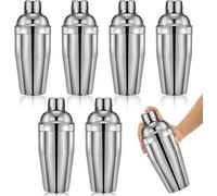 Shaker à cocktail en acier inoxydable avec passoire, 530 ml, argenté, étanche