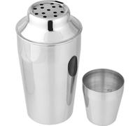 Shaker à cocktail professionnel en acier inoxydable avec passoire intégrée et échelle de mesure