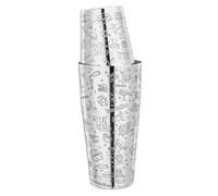 Shaker cocktail - Collabo TIN oN TIN acier inoxydable - 28oz/18oz - avec gravure - Limited Edition