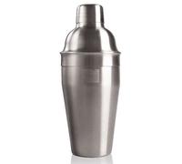 Vacu Vin – Shaker à cocktail – Acier inoxydable brossé 750 ml, passoire intégrée – Argent
