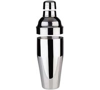 Shaker à cocktails en acier inoxydable Ibenzoa® de 500 ml – Shaker professionnel avec filtre intégré, étanche, compatible lave-vaisselle, dimensions : 8,5 x 8,5 x 20 cm, livré avec un emballage cadeau