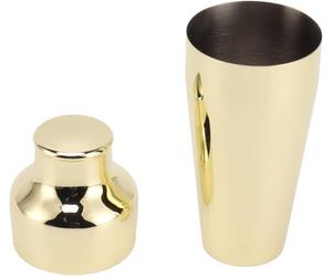 Shaker à cocktails - Outil de barman - Pour préparer des boissons - Finition satinée vernie - Acier inoxydable 304 - Or