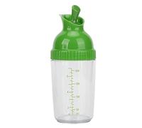Shaker à Vinaigrette 200ml, Récipient à Vinaigrette, Bouteille à Épices Polyvalente avec Bouchon Étanche, pour Sauce Soja, Vinaigre et Huile, Vert