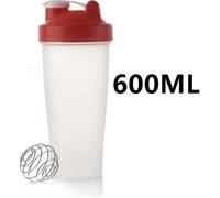 Shaker à Vinaigrette - 600ml - Rouge - Mélangeur Amovible - Pour Sauce et Huile