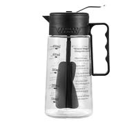 Shaker à vinaigrette en verre de 450 ml avec échelle graduée et recettes imprimées - Bouteille de vinaigrette faite maison - Mélangeur à vinaigrette anti-goutte - Passe au lave-vaisselle