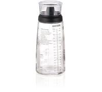 Shaker à Vinaigrette Leifheit 3195, mélangeur vinaigrette gradué de 300 ml avec bec verseur anti-goutte, 5 recettes incluses