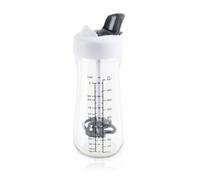 ALTOBUY Shaker avec bec verseur et mélangeur transparent gris blanc Transparent