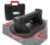 SHALL Ventouse Électrique à Batterie pour Verre, Carrelage et Marbre - Lève-charge 300 kg, Double Moteur, Écran LCD, Ventouse à Vide de 24,5 cm pour Levage Professionnel