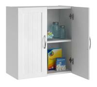 Shally Dogan Meuble Suspendu pour Salle de Bain et Cuisine, Bois d'ingénierie, 59,5 x 31 x 59,5 cm