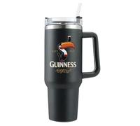 Shamrock Gift Company Guinness - Tasse de voyage Guinness avec paille - Grand format