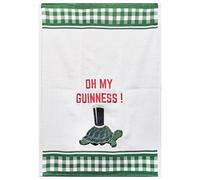 Shamrock Gift Company Guinness Torchon Gaufré Vert Tortue